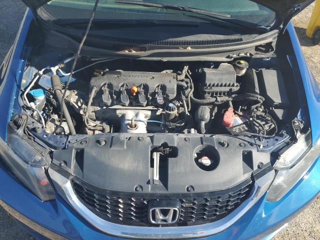 19XFB2F91FE053389 - 2015 HONDA CIVIC EXL BLUE photo 11