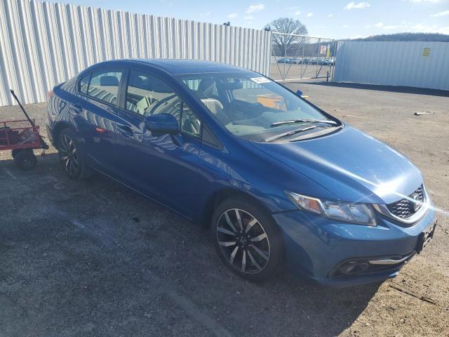 19XFB2F91FE053389 - 2015 HONDA CIVIC EXL ლურჯი ფოტო 4