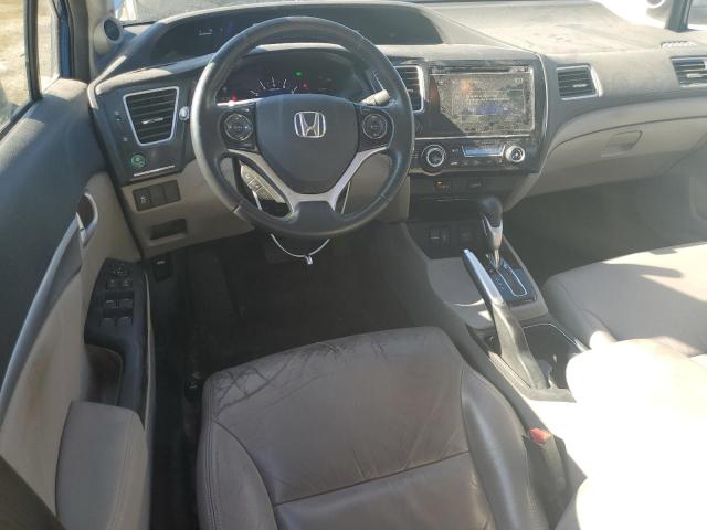 19XFB2F91FE053389 - 2015 HONDA CIVIC EXL ლურჯი ფოტო 8