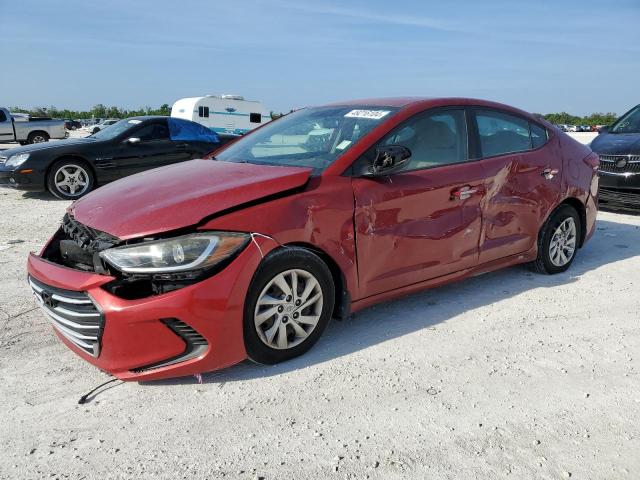 KMHD74LFXHU380355 - 2017 HYUNDAI ELANTRA SE RED photo 1