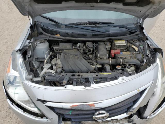 3N1CN7APXFL886376 - 2015 NISSAN VERSA S SILVER photo 11