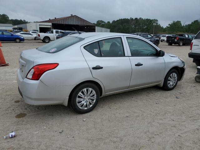 3N1CN7APXFL886376 - 2015 NISSAN VERSA S SILVER photo 3