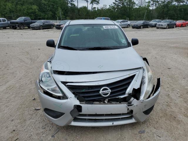 3N1CN7APXFL886376 - 2015 NISSAN VERSA S SILVER photo 5