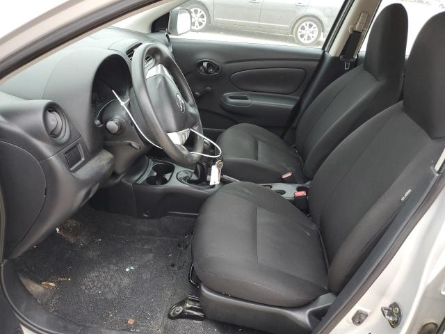 3N1CN7APXFL886376 - 2015 NISSAN VERSA S SILVER photo 7