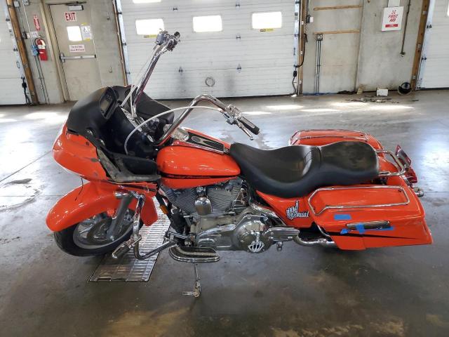 1HD1FS4107Y640947 - 2007 HARLEY-DAVIDSON FLTR ORANGE photo 3