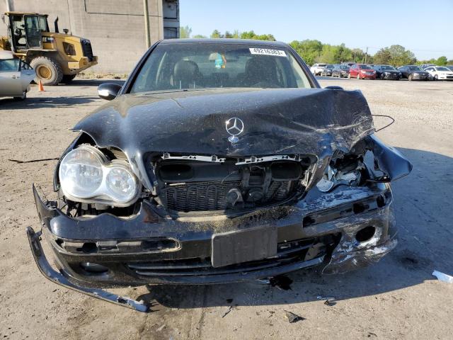 WDBRF92H57F874685 - 2007 MERCEDES-BENZ C250D 280 4MATIC BLACK photo 5