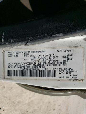 JT3VN39W5L0003985 - 1990 TOYOTA 4RUNNER VN39 SR5 白色 照片 12