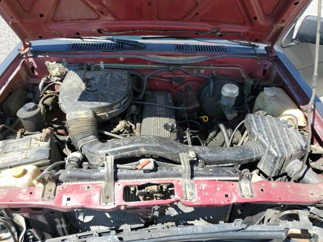 1N6SD11Y4PC373183 - 1993 NISSAN TRUCK SHORT WHEELBASE RED photo 11