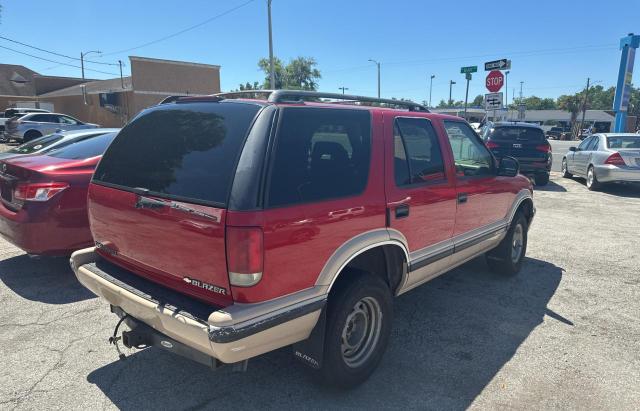 1GNCS13W4S2193457 - 1995 CHEVROLET BLAZER RED photo 4