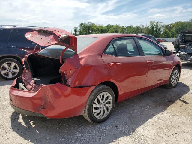 5YFBURHE5JP792834 - 2018 TOYOTA COROLLA L RED photo 3