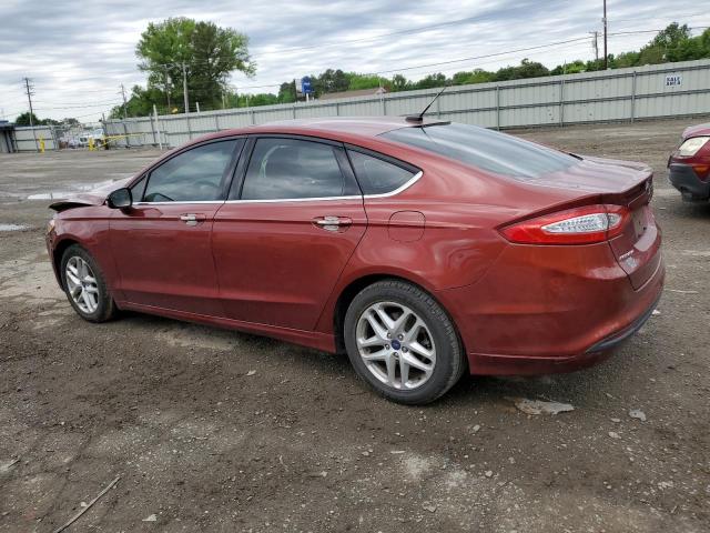 3FA6P0H77ER390325 - 2014 FORD FUSION SE BURGUNDY photo 2