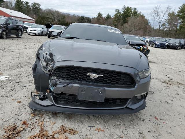 1FA6P8TH0F5400857 - 2015 FORD MUSTANG GRAY photo 5