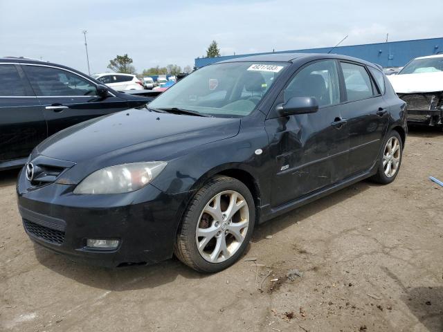 JM1BK343371771078 - 2007 MAZDA 3 HATCHBACK BLACK photo 1