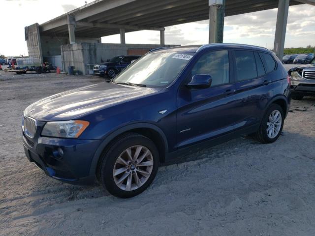 5UXWX9C51D0A26504 - 2013 BMW X3 XDRIVE28I BLUE photo 1