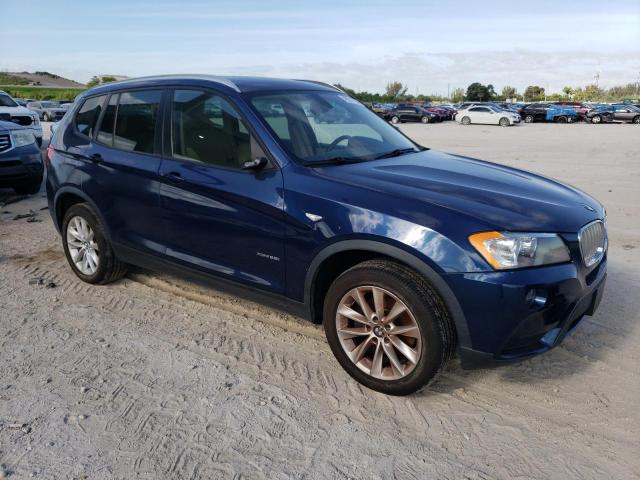 5UXWX9C51D0A26504 - 2013 BMW X3 XDRIVE28I BLUE photo 4