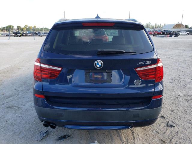 5UXWX9C51D0A26504 - 2013 BMW X3 XDRIVE28I BLUE photo 6