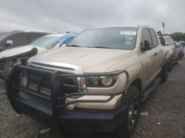 5TFUM5F15AX001690 - 2010 TOYOTA TUNDRA DOUBLE CAB SR5 GOLD photo 1