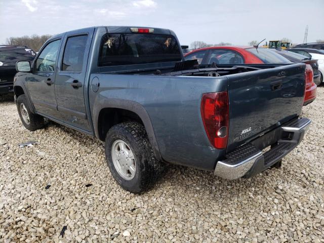 1GCDT13E778228014 - 2007 CHEVROLET COLORADO BLUE photo 2