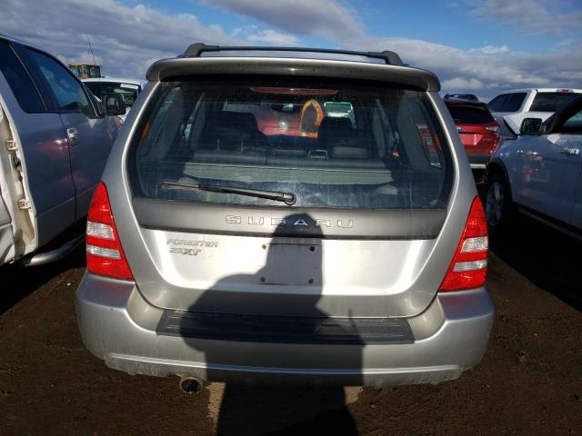 JF1SG69695H737551 - 2005 SUBARU FORESTER 2.5XT SILVER photo 6