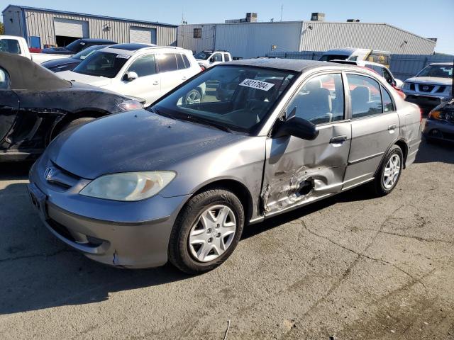 2HGES16395H602651 - 2005 HONDA CIVIC DX VP GRAY photo 1