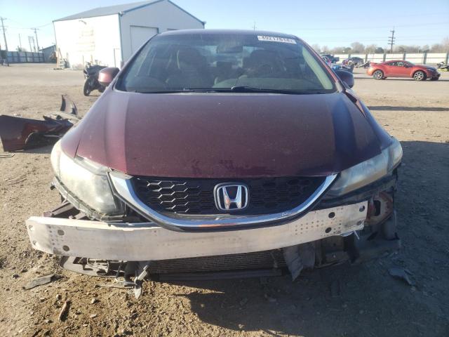 19XFB2F58DE024062 - 2013 HONDA CIVIC LX MAROON photo 5