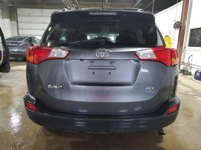 2T3RFREV4FW387641 - 2015 TOYOTA RAV4 XLE GRAY photo 6