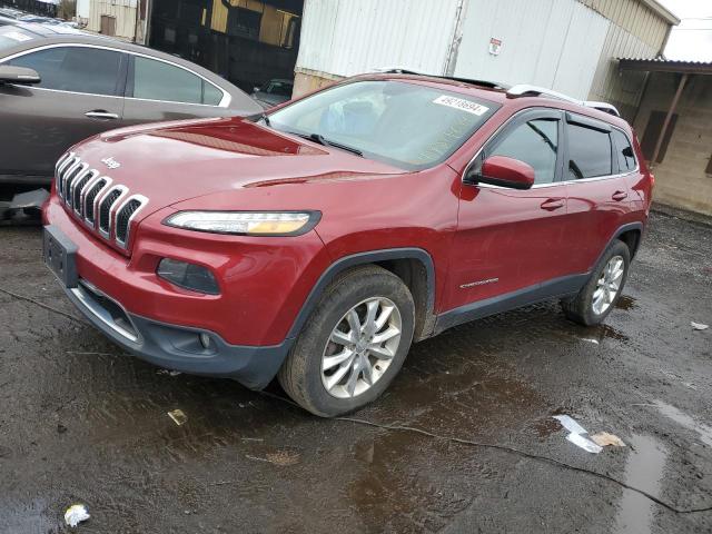 1C4PJMDS5GW252865 - 2016 JEEP CHEROKEE LIMITED RED photo 1