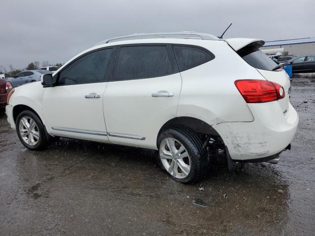 JN8AS5MT5DW528656 - 2013 NISSAN ROGUE S WHITE photo 2