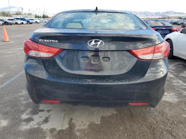 KMHDH4AE3CU370427 - 2012 HYUNDAI ELANTRA GLS BLACK photo 6