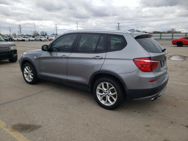 5UXWX7C57DL979878 - 2013 BMW X3 XDRIVE35I GRAY photo 2