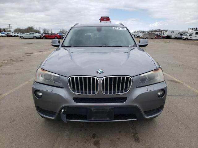 5UXWX7C57DL979878 - 2013 BMW X3 XDRIVE35I GRAY photo 5