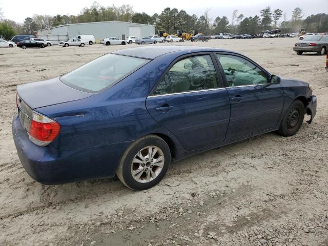 4T1BF30K55U106353 - 2005 TOYOTA CAMRY LE BLUE photo 3