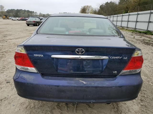 4T1BF30K55U106353 - 2005 TOYOTA CAMRY LE BLUE photo 6