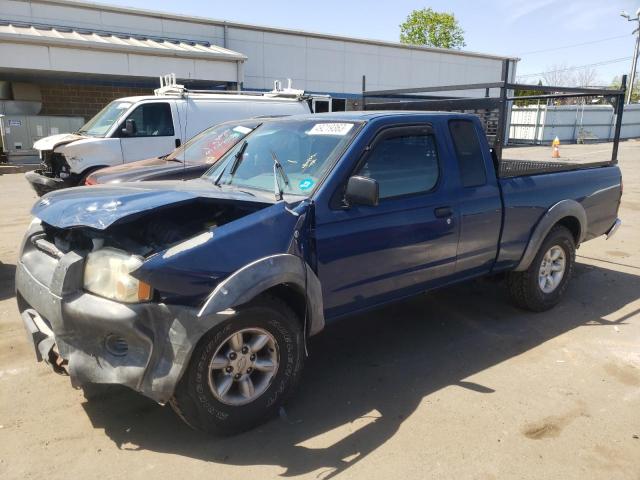 1N6DD26S71C402525 - 2001 NISSAN FRONTIER KING CAB XE BLUE photo 1