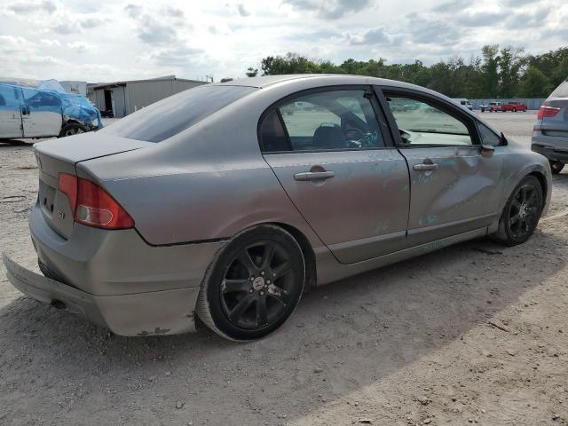 1HGFA16968L047676 - 2008 HONDA CIVIC EXL ნაცრისფერი ფოტო 3