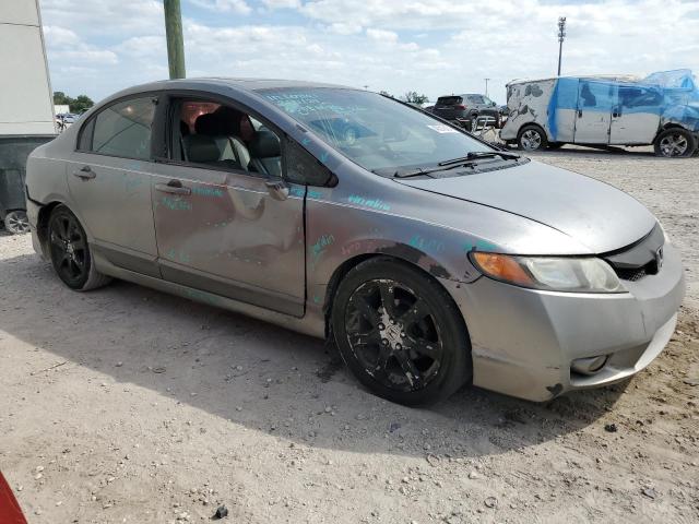 1HGFA16968L047676 - 2008 HONDA CIVIC EXL ნაცრისფერი ფოტო 4