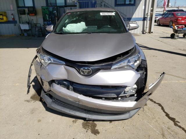 JTNKHMBX4K1034664 - 2019 TOYOTA C-HR XLE SILVER photo 5