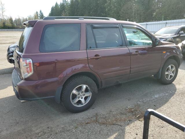 5FNYF187X8B012923 - 2008 HONDA PILOT EXL BURGUNDY photo 3