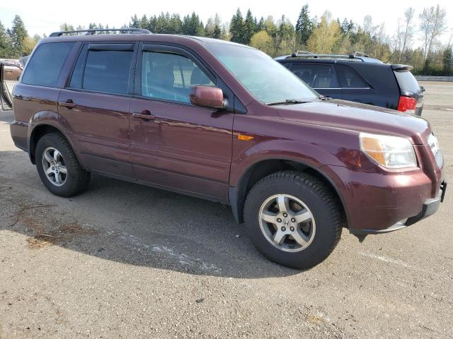 5FNYF187X8B012923 - 2008 HONDA PILOT EXL BURGUNDY photo 4