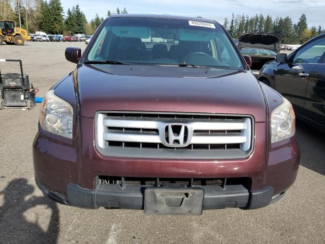 5FNYF187X8B012923 - 2008 HONDA PILOT EXL BURGUNDY photo 5