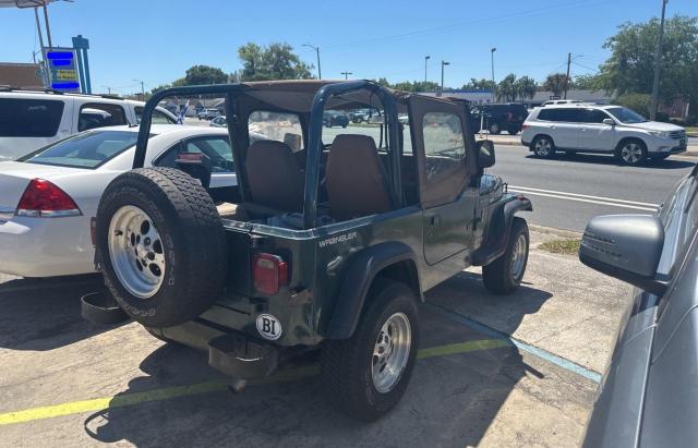 1J4FY19P2SP312589 - 1995 JEEP WRANGLER / S GREEN photo 4