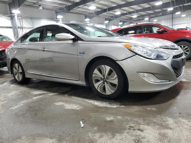 KMHEC4A46DA050855 - 2013 HYUNDAI SONATA HYBRID SILVER photo 4