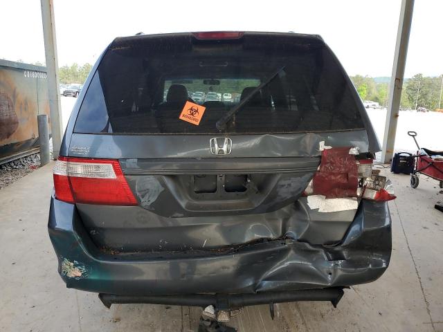 5FNRL38736B442072 - 2007 HONDA ODYSSEY EXL BLUE photo 6