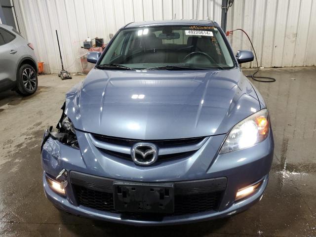 JM1BK34LX81802327 - 2008 MAZDA SPEED 3 BLUE photo 5