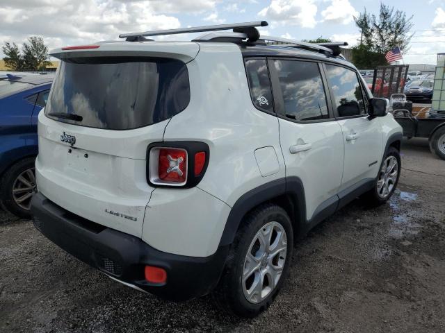 ZACCJADT3GPD47590 - 2016 JEEP RENEGADE LIMITED WHITE photo 3