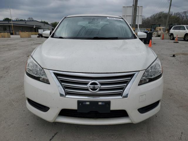 3N1AB7AP0DL664491 - 2013 NISSAN SENTRA S WHITE photo 5