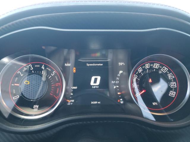 2C3CDZFJ7NH249991 - 2022 DODGE CHALLENGER R/T SCAT PACK MAROON photo 9