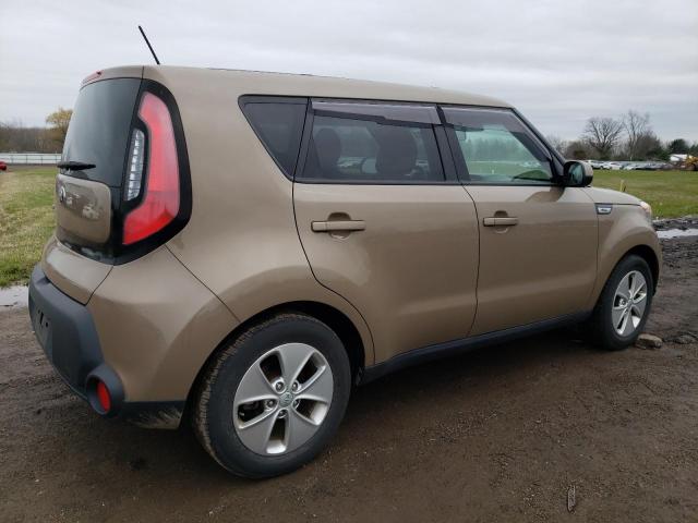 KNDJN2A25F7205461 - 2015 KIA SOUL TAN photo 3