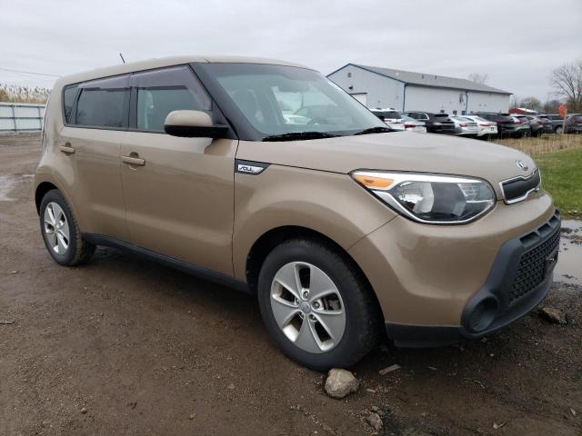 KNDJN2A25F7205461 - 2015 KIA SOUL TAN photo 4