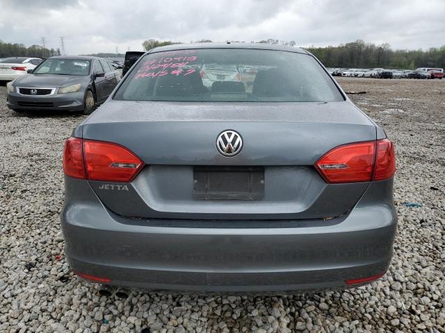 3VW2K7AJ2DM365069 - 2013 VOLKSWAGEN JETTA BASE GRAY photo 6